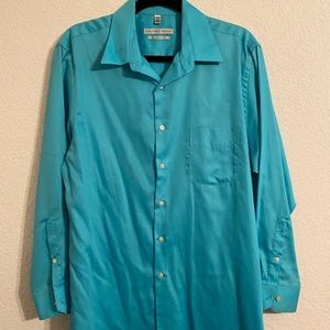 Men’s Teal/Turquoise Men’s dress shirt